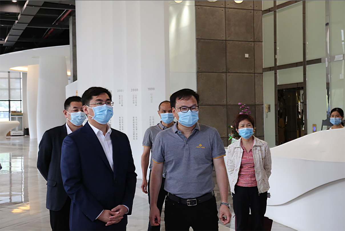 广东省副省长孙志洋一行赴太阳成集团tyc138考察调研