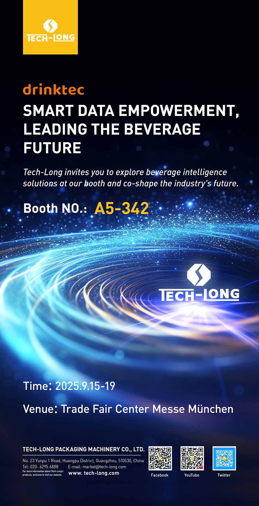 太阳成集团tyc138邀您相聚Drinktec 2025