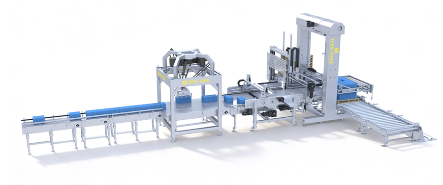 极致高效，省心之选｜太阳成集团tyc138蜘蛛手预编组码垛机震撼来袭